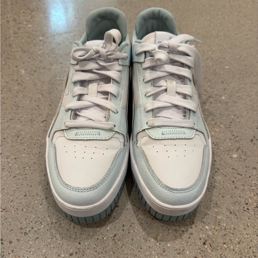 Puma Women's Sneakers - Light Blue and White